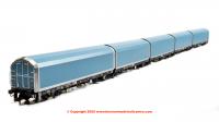 RT-OO-WIA-402A Revolution Trains 5-car Arbel WIA car carrier plain blue. Wagon 85 70 4971 011-7